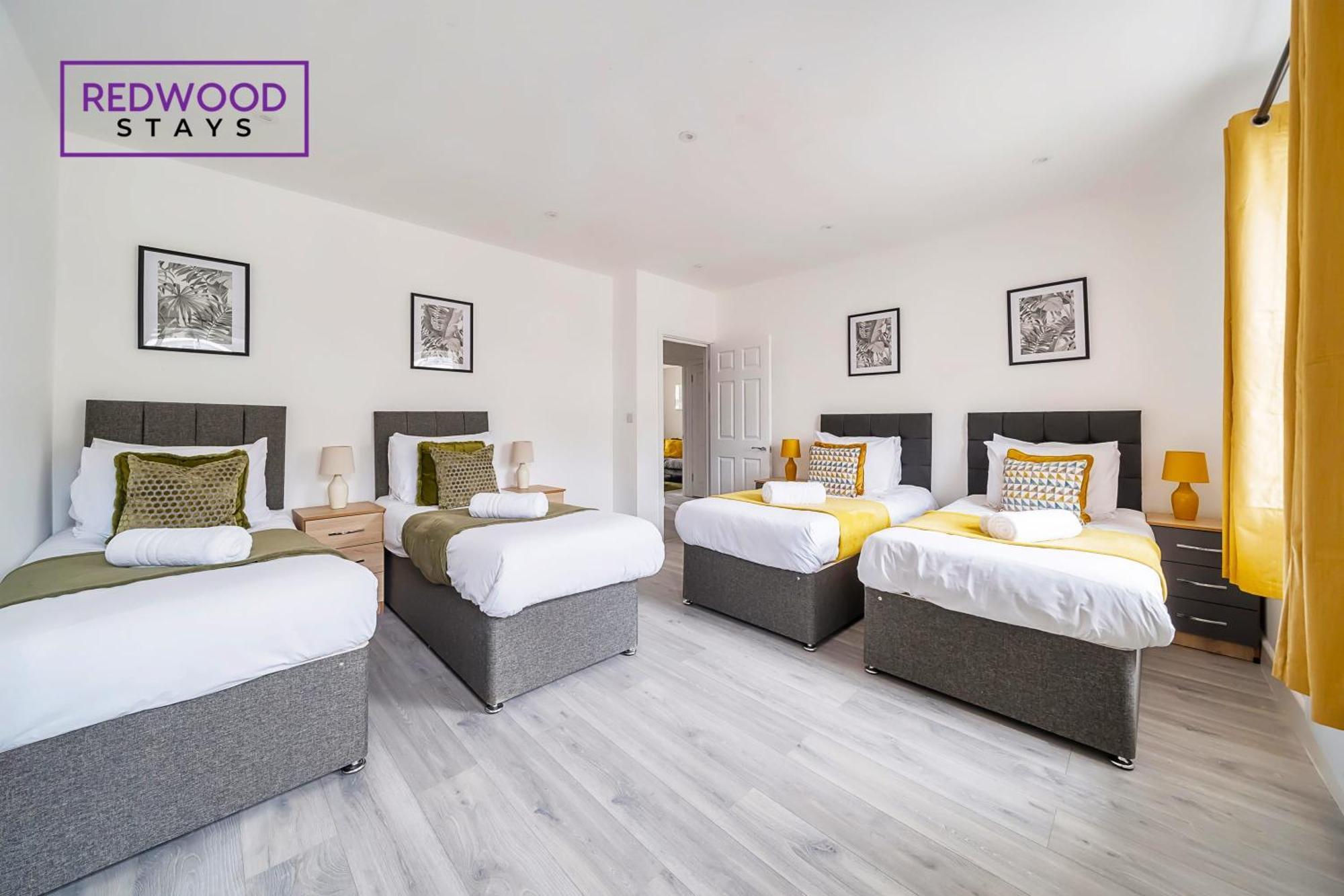 Brand New, 2 Bed 1 Bath, Modern Town Center Apartment, Free Wifi & Netflix By Redwood Stays Aldershot Exterior foto